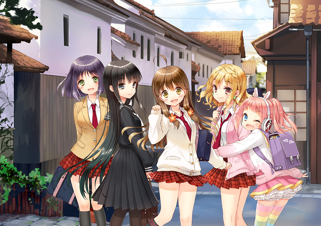 白壁土蔵群 イラスト