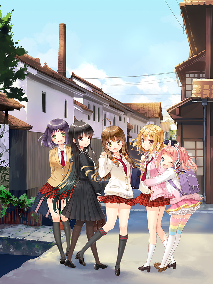 白壁土蔵群 イラスト